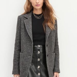 Favorite Daughter Cheshire coat grey twill